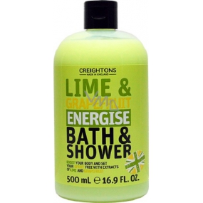 Creightons Lime & Grapefruit shower gel and foam 500 ml