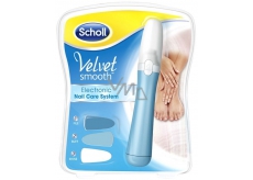 Scholl Velvet Smooth Nail Care System Blue elektrický pilník na nehty