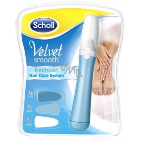 Scholl Velvet Smooth Nail Care System Blue electric nail file