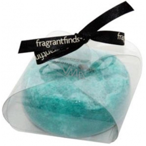 Fragrant White Musk Glycerine massage soap with a sponge filled with the scent of White Musk perfume in turquoise 200 g