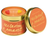 Bomb Cosmetics Nectarine and Amareto Scented natural, handmade candle in a tin can burns for up to 35 hours