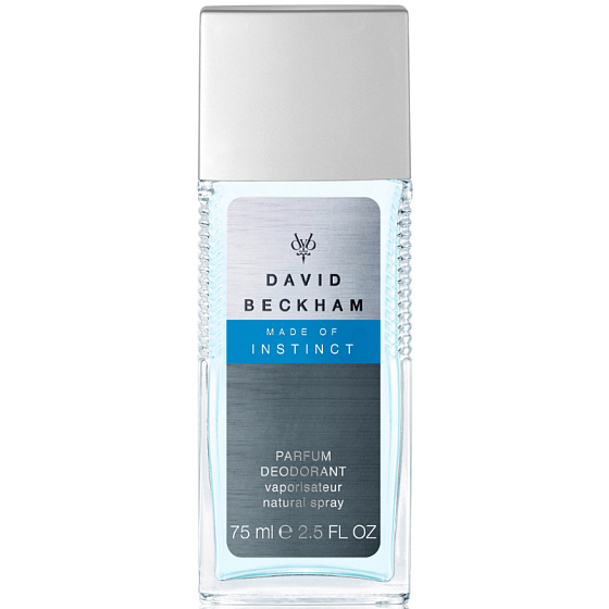 David Beckham Made Of Instinct perfumed deodorant glass for men 75 ml