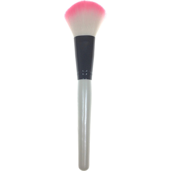 Cosmetic brush with synthetic bristles for powder 19 cm