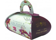 English Soap Clematis & Lime Blossom Přírodní parfémované mýdlo s bambuckým máslem 260g