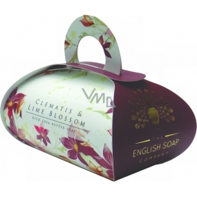 English Soap Clematis & Lime flower natural perfumed soap with shea butter 260 g