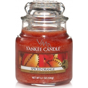 Yankee Candle Spiced Orange - Orange with a pinch of spices Classic scented candle small glass 104 g