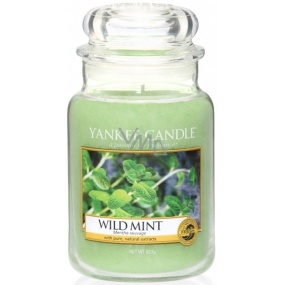 Yankee Candle Wild Mint - Wild Mint Scented Candle Classic Large Glass 623 g