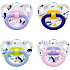 Nuk Classic Happy Days orthodontic silicone comforter 18+ months 1 piece