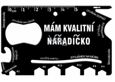 Albi Multinářadí do peněženky Mám kvalitní nářadíčko 8,5 cm x 5,3 cm x 0,2 cm