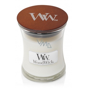 WoodWick Magnolia - Magnolia scented candle with wooden wick and lid glass small 85 g