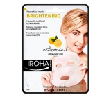 Iroha Brightening Brightening fabric mask with vitamin C and hyaluronic acid 23 g