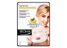 Iroha Brightening Brightening fabric mask with vitamin C and hyaluronic acid 23 g
