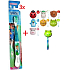 Abella Tomcat soft toothbrush for children 3 pieces FA613 + Abella Kids Toothbrush holder various motifs 1 piece