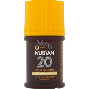 Nubian OF20 Waterproof suntan oil 60 ml