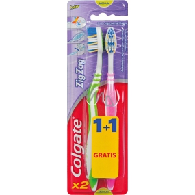 Colgate Zig Zag Flex Medium medium toothbrush 1 + 1 piece