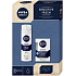 Nivea Men Sensitive Skin aftershave 100 ml + shaving foam for men 200 ml, cosmetic set