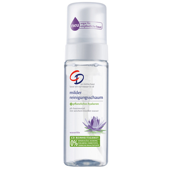 CD Water Lily - Water Lily and Hyaluronic Acid Cleansing Facial Foam Dispenser 150 ml