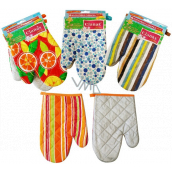 Clanax Kitchen glove Teflon, various motifs and colors 17 x 26 cm 1 pair