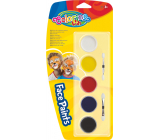 Colorino Face Paint Dry 5 Colors + Brush 2 Pieces
