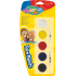 Colorino Face Paint Dry 5 Colors + Brush 2 Pieces
