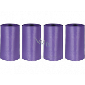 Trixie Dog excrement bags 6 cm 4 rolls x 20 bags of purple lavender scent