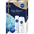Nivea Fresh Natural Creme Soft shower gel 250 ml + deodorant spray 150 ml + cream 30 ml, cosmetic set