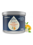 Glade Aromatherapy Pure Happiness Orange + Neroli scented large candle in glass, burning time 60 h 260 g