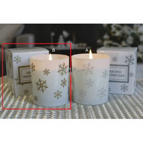Lima Aroma Snowflake Gingerbread scented candle gold, burning time 50 hours 175 g