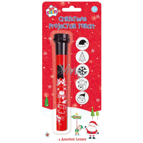Hand project flashlight with Christmas motifs 5 pieces
