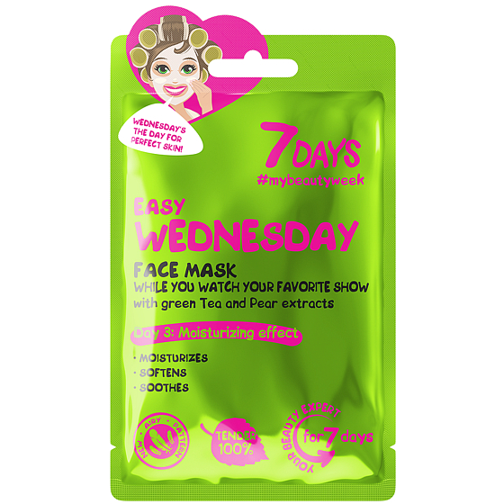 7Days Easy Wednesday Textile Face Mask for all skin types 28 g