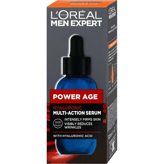 Loreal Paris Men Expert Power Age multifunctional serum with hyaluronic acid for men 30 ml