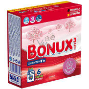 Bonux Color Pure Magnolia 3in1 washing powder for coloured clothes 6 doses 390 g