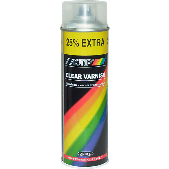 Motip 04009 Clear Acrylic Lacquer, 500 ml