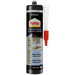PATTEX Neutral Silicone, White, 280 ml