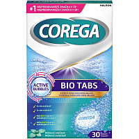 Corega Bio Tabs Cleaning Tablets 30 pcs