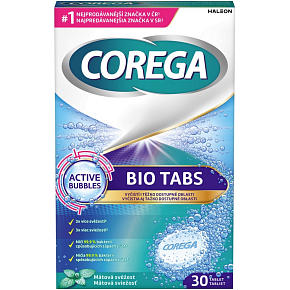 Corega Bio Tabs Cleaning Tablets 30 pcs