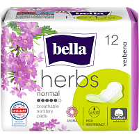 Bella Herbs Verbena Deo Fresh women's pads, 12 pcs