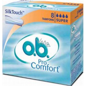 o.b. ProComfort Super tampons 8 pieces