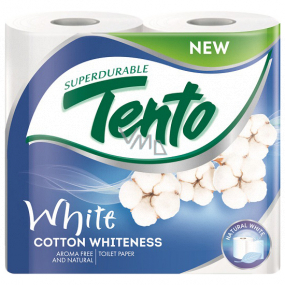 This Cotton Whiteness toilet paper white 2 ply 156 snatches 4 pieces