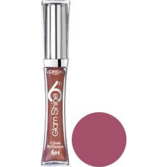 Loreal Glam Shine 6H Volumizer Lip Gloss 105 Hold-on Rose 6 ml