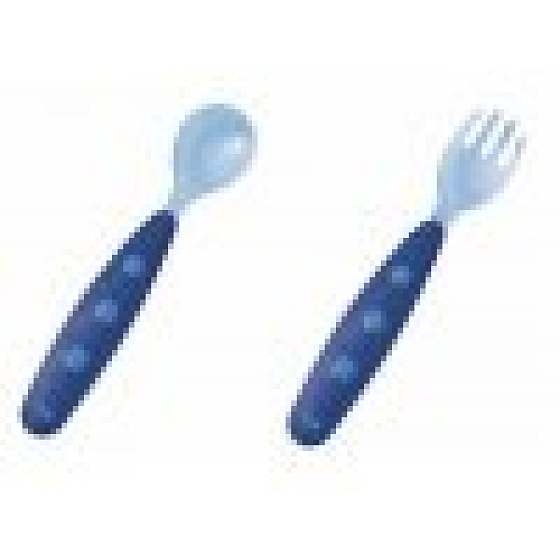 Nuk Cutlery mini spoon + fork from 8 months