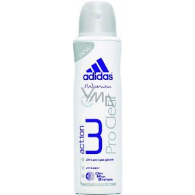 Adidas Action 3 Pro Clear antiperspirant deodorant spray for women 150 ml