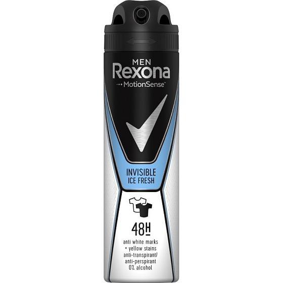 Rexona Men Invisible Ice Fresh antiperspirant deodorant spray for men 150 ml