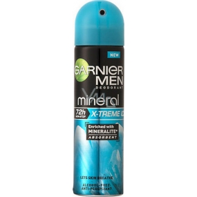 Garnier Men Mineral X-Treme Ice antiperspirant deodorant spray for men 150 ml