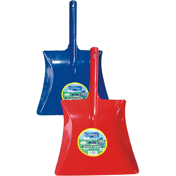 Clanax Metal shovel large different colours 23 x 22 cm 1 piece 9662