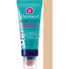 Dermacol Acnecover Makeup & Corrector Makeup & Corrector 03 Shade 30ml + 3g