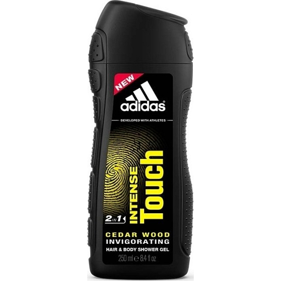 Adidas Intense Touch 2in1 shower gel for body and hair for men 250 ml