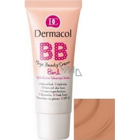 Dermacol Magic Beauty Cream Moisturizing BB Cream 8in1 Shade Shell 30 ml