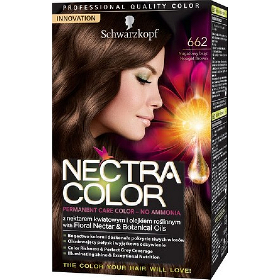 Schwarzkopf Nectra Color Hair Color 662 Nougat Brown