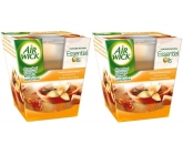 Air Wick Essential Oils Infusion Vanilla & Brown Sugar scented candle in glass 2 x 105 g